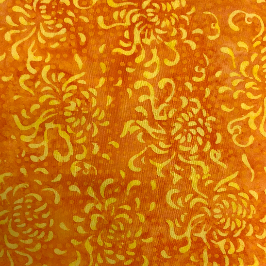 Cador Textiles-Batik-Citrine Delight #CW-6-9078