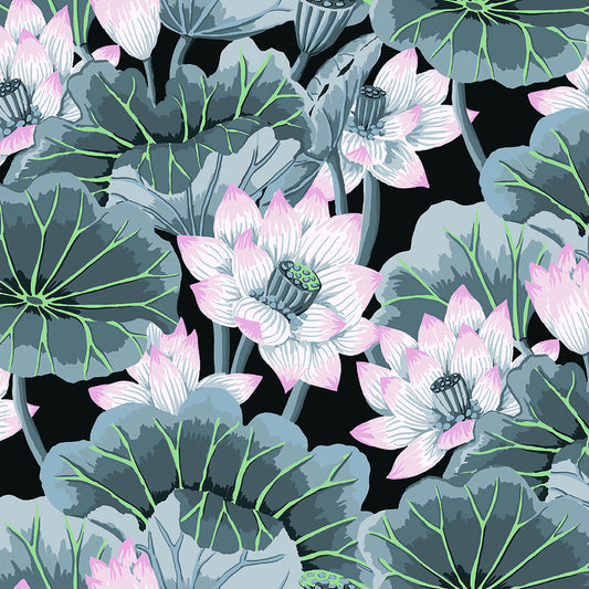 Free Spirit-Kaffe Fassett-Lake Blossoms-Contrast #PWGP093.CONTRAST