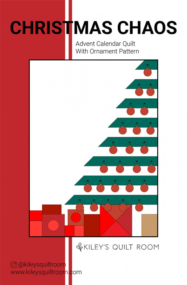 Kiley's Quilt Room-Christmas Chaos-Advent Calendar-Beginner-Quilt Pattern