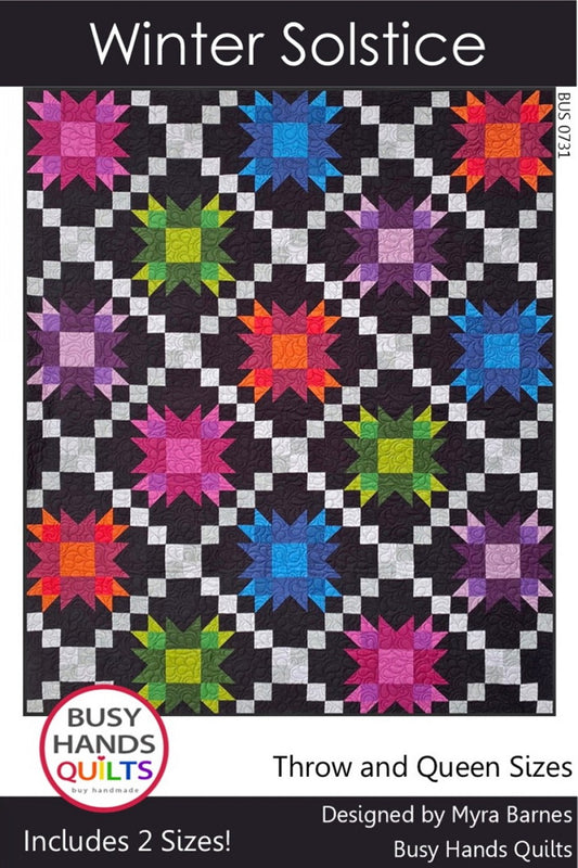 Busy Hands Quilts-Winter Solstice-2 Sizes-Quilt Pattern #BUS-0731