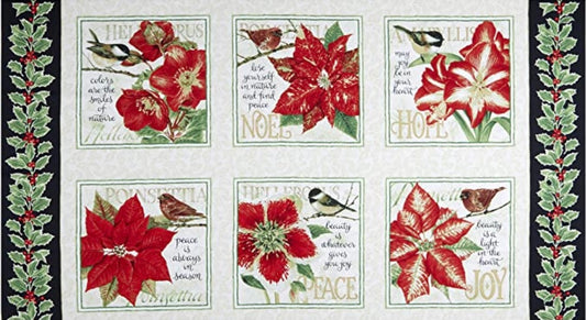 Henry Glass & CO-Holiday Botanical-Panel