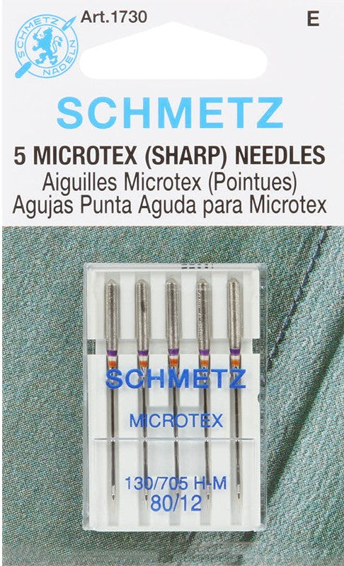 Schmetz - Microtex (Sharp) Needles-130/705 H-M