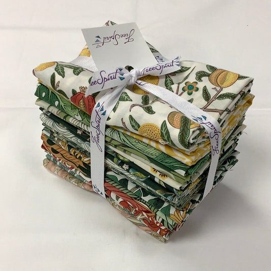 Free Spirit-William Morris-Leicester-Fat Quarter Bundle-14 Precuts #FSFQB-14