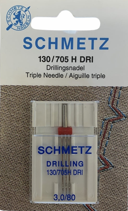 Schmetz-Triple Needle-Drilling-130/705 H