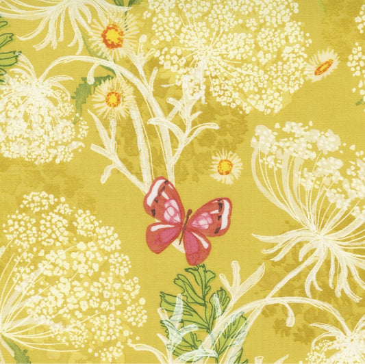 Trend Tex Fabric-Wild Blossoms-Maize