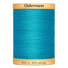 Gütermann-100% Cotton Thread-800m/876y