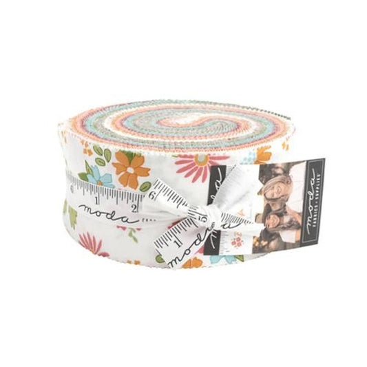 Moda Fabrics-Bountiful Blooms Jelly Roll 40-2.5" Strips #37660JR