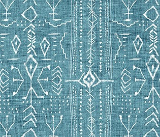 Figo Fabrics-Forest Fable-Stripe-Teal