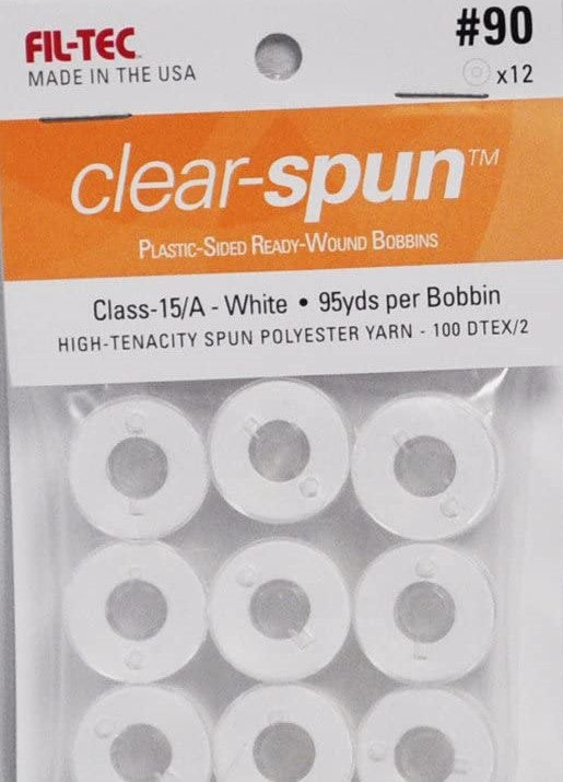 Fil-Tec-Clear Spun Bobbin-12 Pack