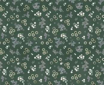 Figo Fabrics-Honey Bloom-Ditsy Floral-Green