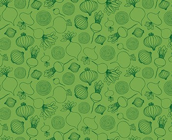 Figo Fabrics-Grow-Onions-Green