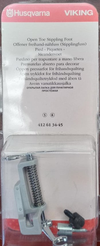 Husqvarna-Viking-Open Toe Stippling Foot