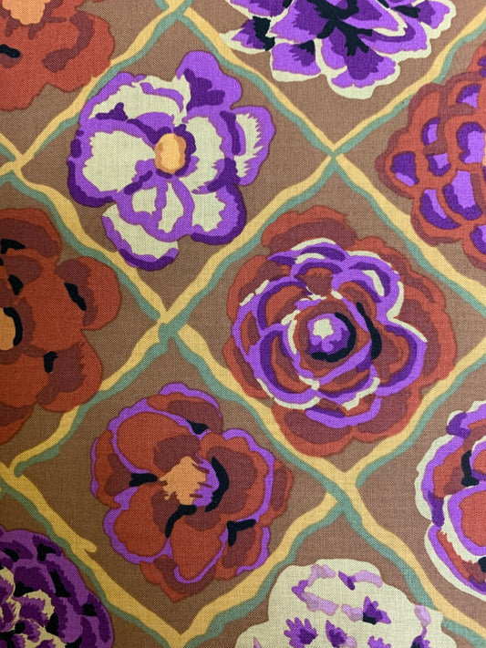 Rowan Fabric-Kaffe Fassett-Camelia-Brown #PWGP132-BROWN