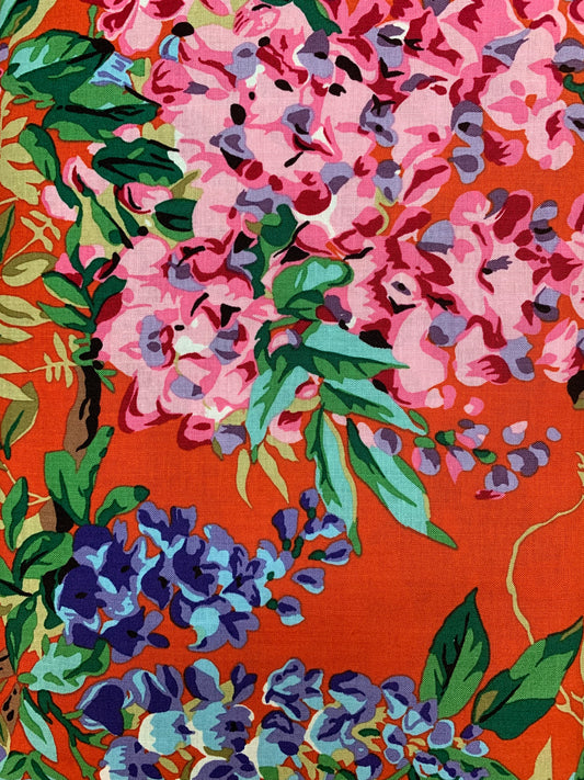 Free Spirit-Kaffe Fassett-Wisteria-Red #PWPJ102-RED