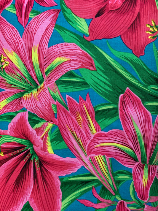 Free Spirit-Kaffe Fassett-Amaryllis-Red #PWPJ104-RED