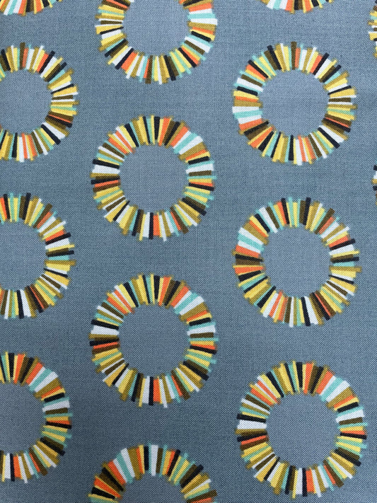Free Spirit-Tula Pink-Acacia-Pineapple Slices #PWTP041-SLATE
