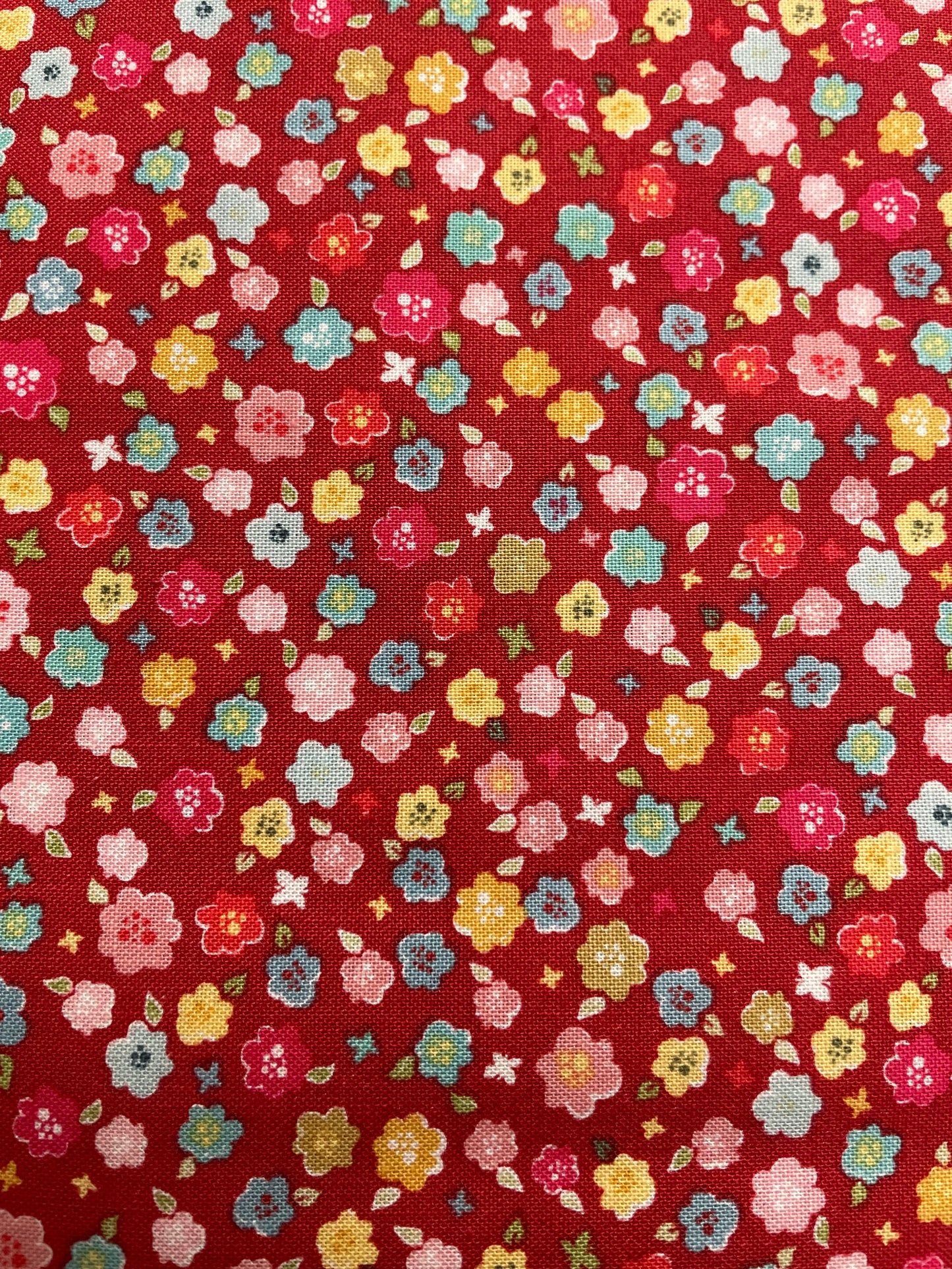 Poppie Cotton Farmgirls Unite Calico & Liberty Red #FG20720