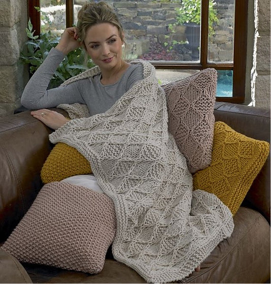 James C Brett - Knit Blanket Pattern Leaflets