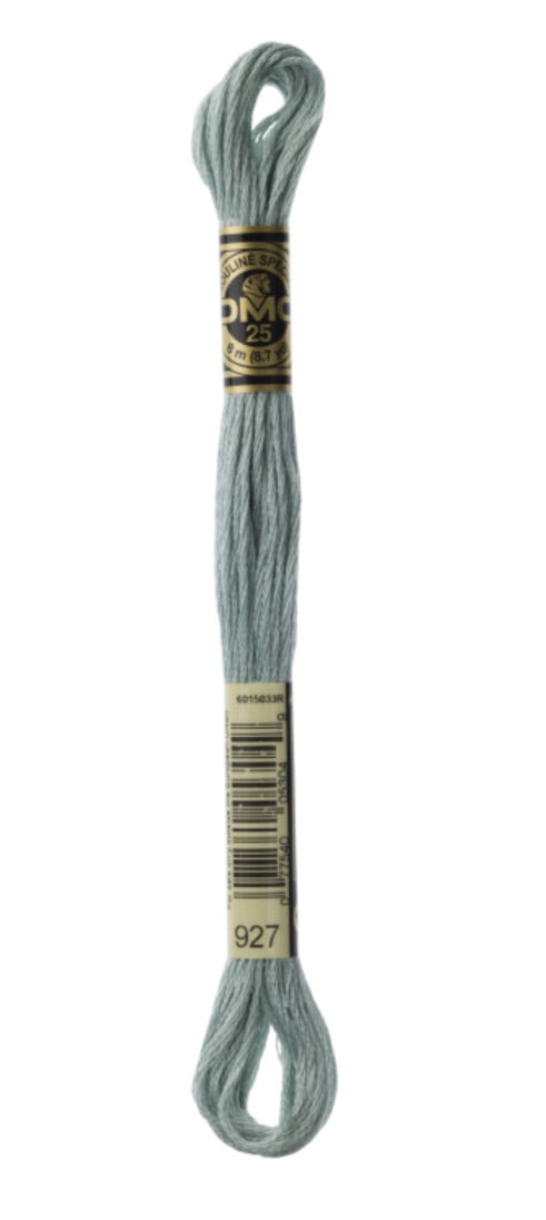 DMC-Six Strand Embroidery Floss-927-8m/8.7y #927