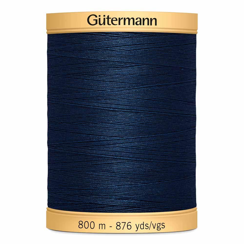 Gütermann-100% Cotton Thread-800m/876y-Navy