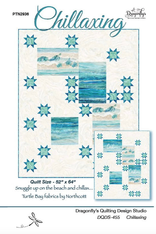 Dragonfly’s Quilting Design Studio-Chillaxing-Quilt Pattern #PTN2936