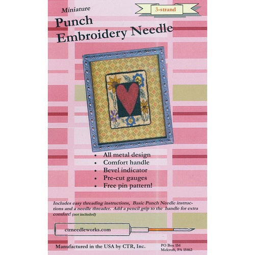 Miniature Punch Embroidery Needle-3 Strand #MPEN-02