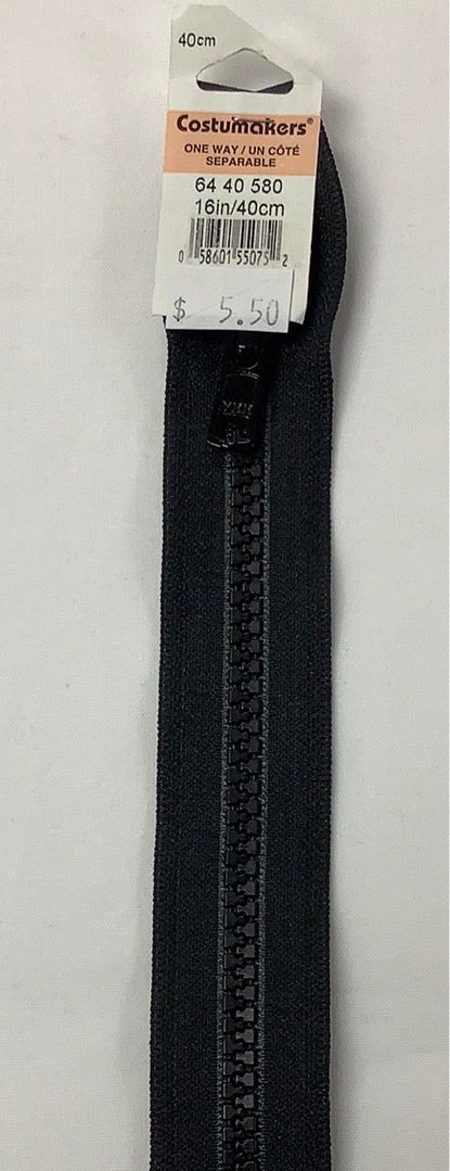 Costumakers - One Way Separating Sportswear Zipper - Medium/Light Weight