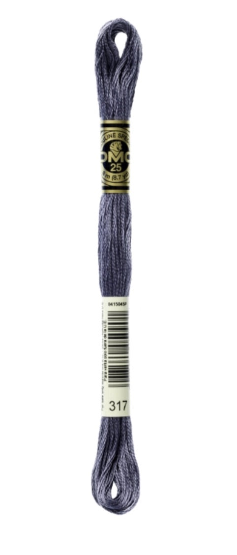 DMC-Six Strand Embroidery Floss-317-8m/8.7y #317