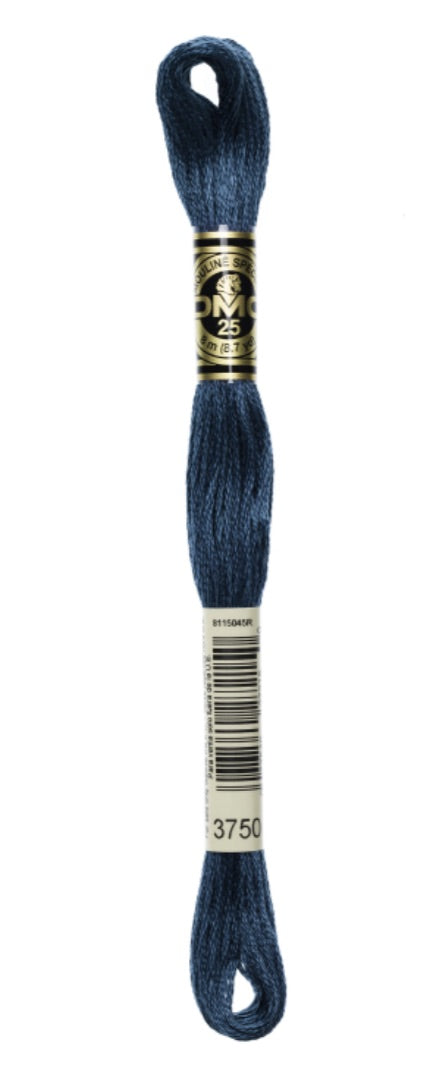 DMC-Six Strand Embroidery Floss-3750-8m/8.7y #3750