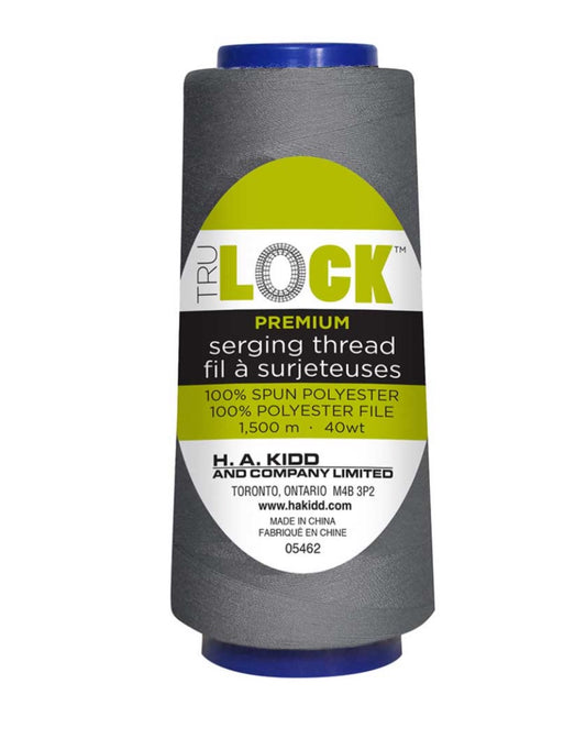 TruLock-Premium Serging Thread-1500m-Dark Grey