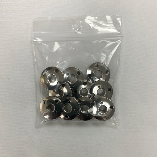 Singer Old-Style Metal Bobbins-4 Hole (10 Pack) #BB-06