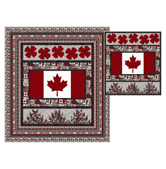 The Fabric Addict-True Patriot Love-Throw/Wall Quilt Pattern #PTN2758