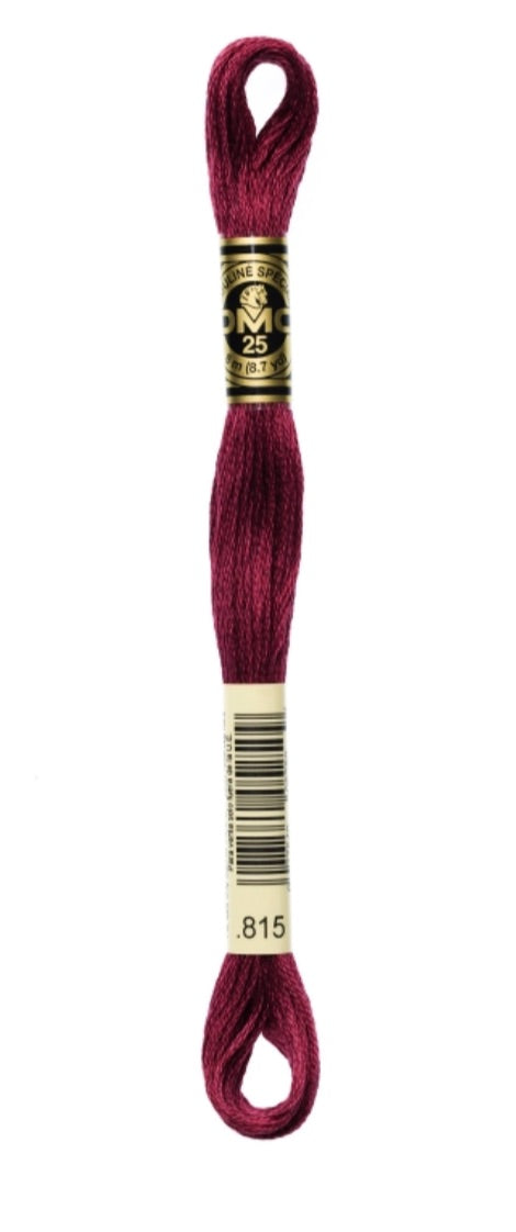 DMC-Six Strand Embroidery Floss-815-8m/8.7y #815