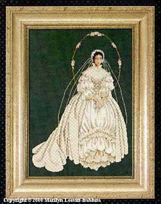 Lavender & Lace-I Thee Wed-Cross Stitch Pattern