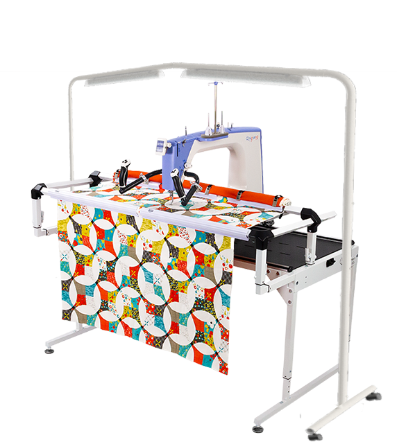 The Grace Company-Q’nique 19 Longarm Quilting Machine-Q Zone Hoop Frame Pro