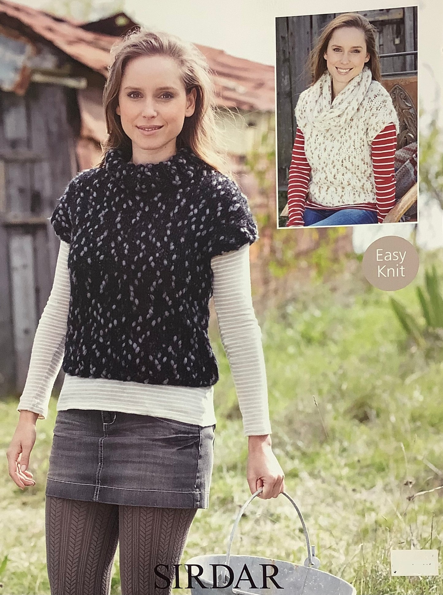Sirdar - Sleeveless Tops and Cowl Knit Pattern