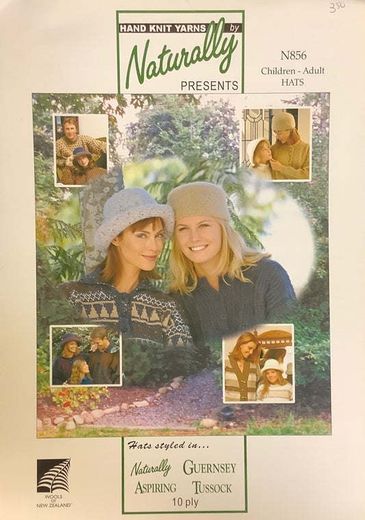 Naturally - Felted Brim Hats Knit Pattern