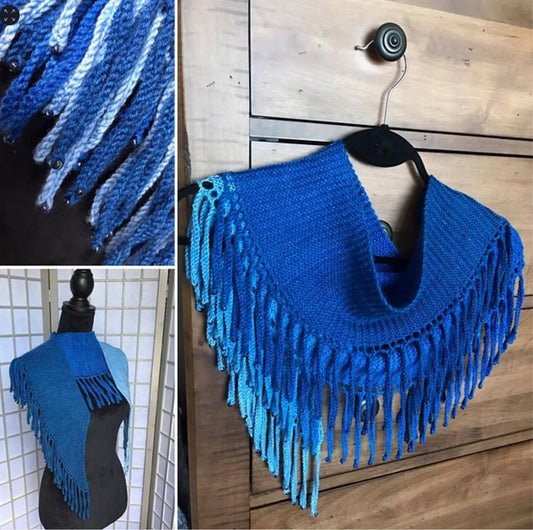 Toye Knits Designs - Fringe Benefits by Wendy Knit Pattern