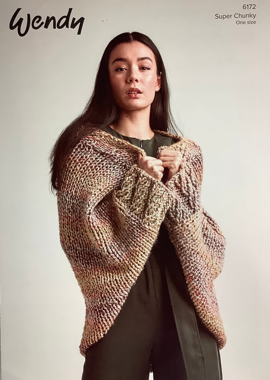 Wendy - Cocoon Wrap Knit Pattern