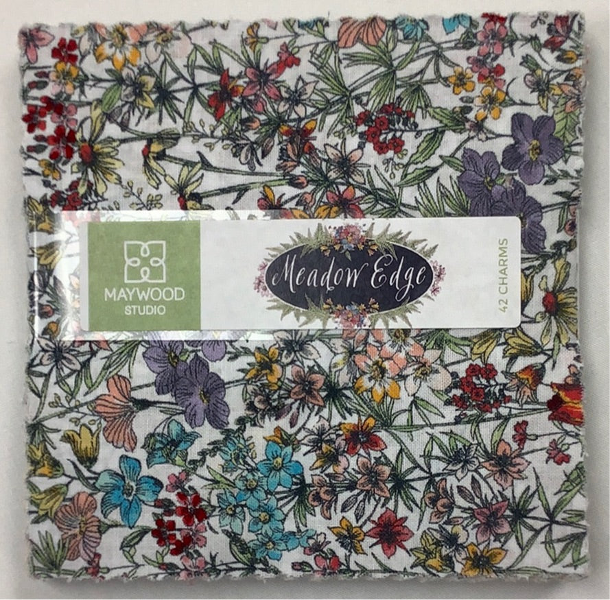 Maywood Studio-Meadow Edge-Charm Pack-42 Squares-5” Squares #CP-MASMEE