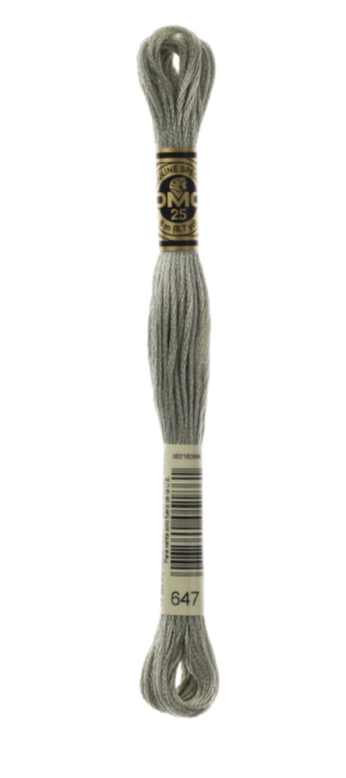 DMC-Six Strand Embroidery Floss-647-8m/8.7y #647