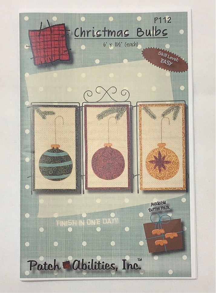 Patch Abilities - Christmas Bulbs Pattern