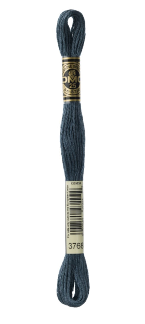 DMC-Six Strand Embroidery Floss-3768-8m/8.7y #3768