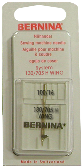 Bernina-Single Hemstitch Needle-130/705 H WING #130WING100