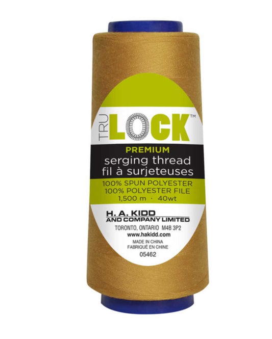 TruLock-Premium Serging Thread-1500m-Golden Brown