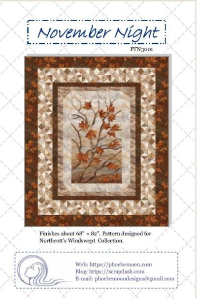 Phoebe Moon Designs - November Night Quilt Pattern