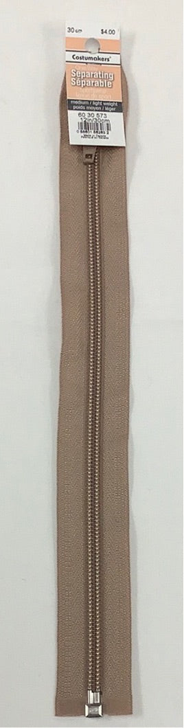 Costumakers - One Way Separating Sportswear Zipper - Medium/Light Weight