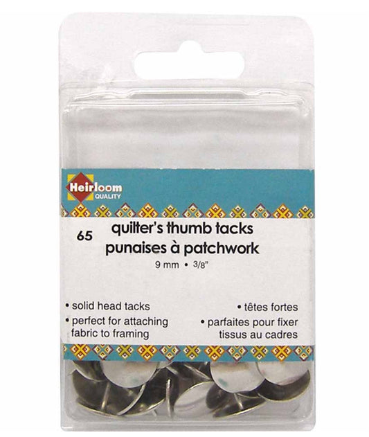 Heirloom Quality-65 Quilter’s Thumb Tacks