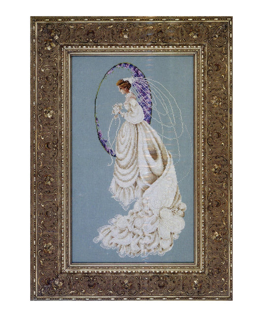 Lavender & Lace-Spring Bride-Cross Stitch Pattern