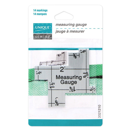 Unique Sewing-Measuring Gauge-14 Markings